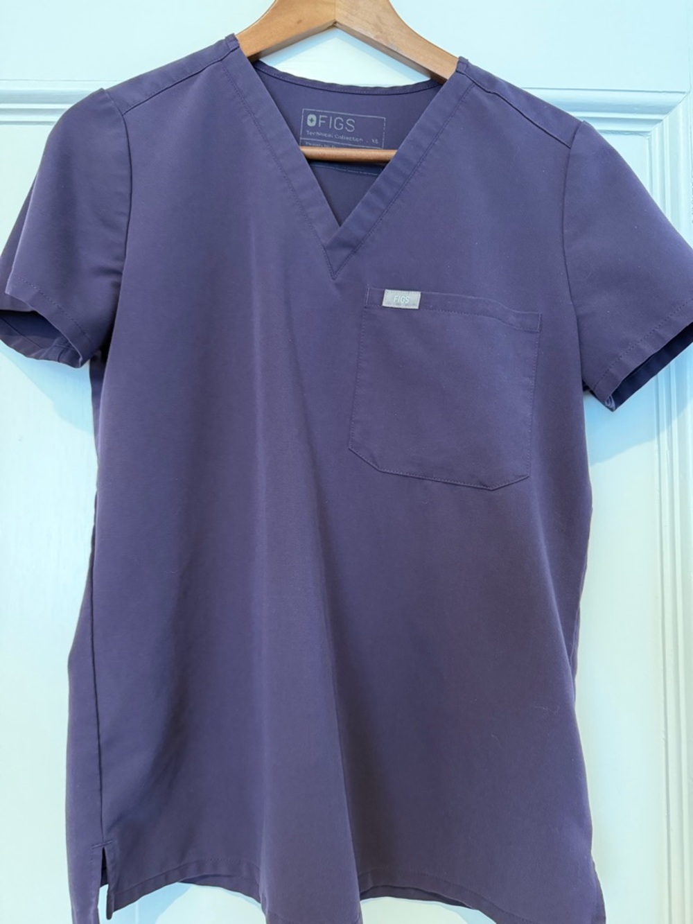 Figs Catarina Scrub Top Purple